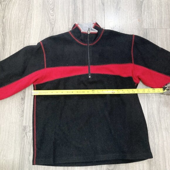 Eastern Mountain Sports Sweatshirt Mens Medium Wool Blend Quarter‎ Zip - Picture 3 of 6